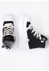 Inuikii - Sneakersy damskie INUIKII MATILDA CANVAS HIGH 23. Okazja: na co dzień, do pracy, na spacer. Kolor: czarny. Sport: turystyka piesza #2