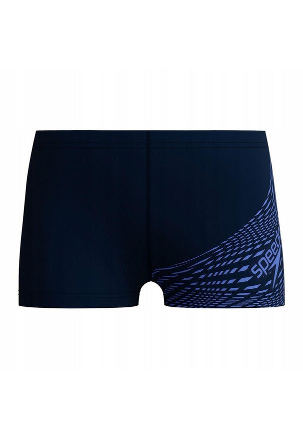 Speedo - Chłopięce Spodenki Kąpielowe Z Logo. Kolor: niebieski