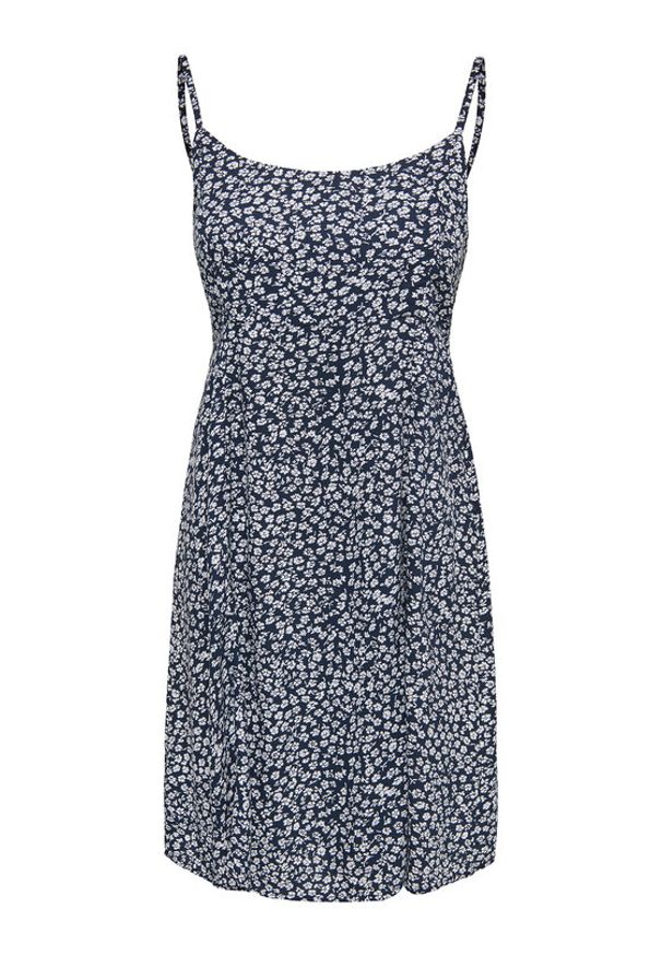 only - ONLY Sukienka letnia Liana 15375233 Granatowy Standard Fit. Kolor: niebieski. Materiał: wiskoza. Sezon: lato