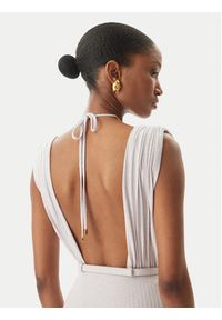 Elisabetta Franchi Sukienka wieczorowa AB-R21-52E2 Fioletowy Regular Fit. Kolor: fioletowy. Materiał: wiskoza. Styl: wizytowy #5