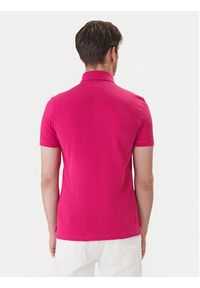 TOMMY HILFIGER - Tommy Hilfiger Polo 1985 MW0MW17771 Różowy Slim Fit. Typ kołnierza: polo. Kolor: różowy. Materiał: bawełna #2