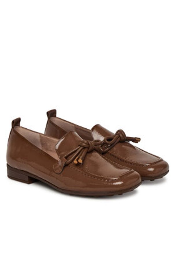 Hispanitas Loafersy HI254292 Brązowy. Kolor: brązowy. Materiał: skóra