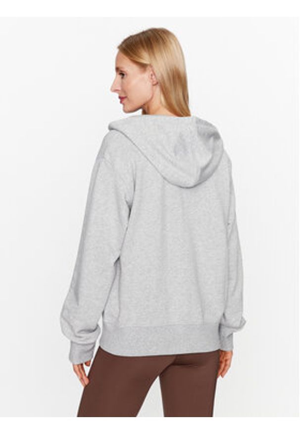 New Balance Bluza NB Essentials Stacked Logo Full Zip Hoodie WJ31530 Szary Regular Fit. Kolor: szary. Materiał: bawełna, syntetyk