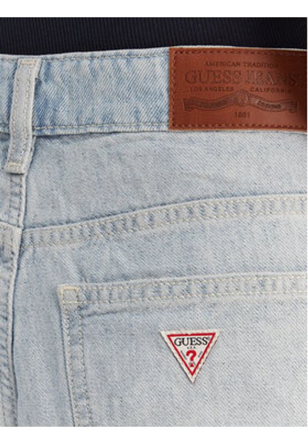 Guess Jeans Jeansy W6GA2T D6534 Niebieski Wide Leg. Kolor: niebieski