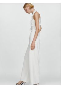 mango - Mango Kombinezon Julia 67056343 Biały Regular Fit. Kolor: biały. Materiał: syntetyk #5