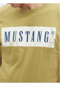 Mustang T-Shirt Austin 1016274 Zielony Regular Fit. Kolor: zielony. Materiał: bawełna #4