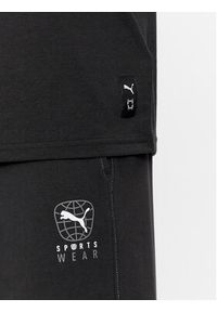 Puma T-Shirt TSA 624825 Czarny Regular Fit. Kolor: czarny. Materiał: syntetyk