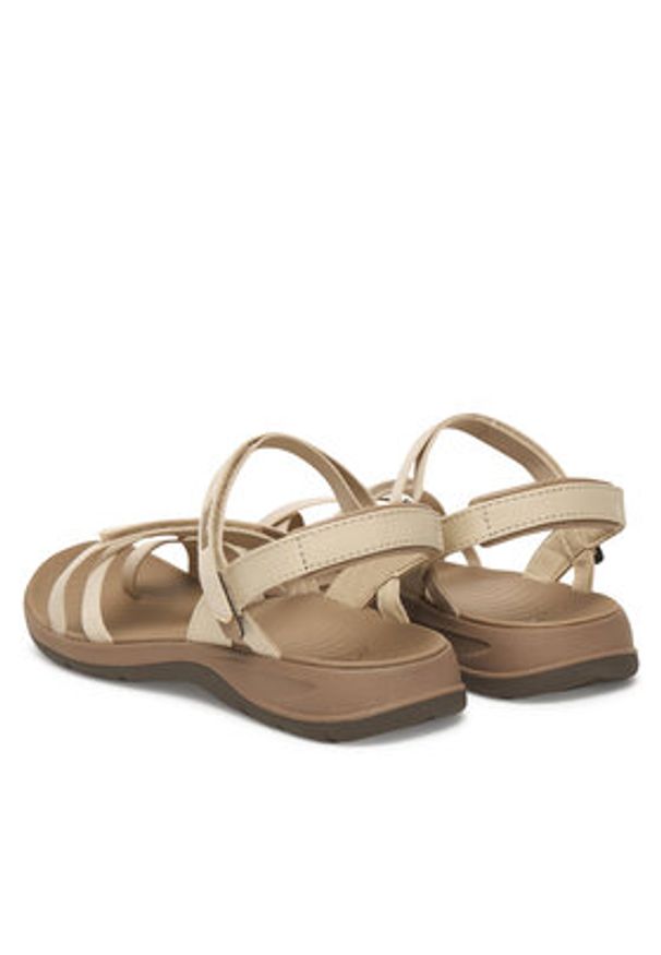 Teva Sandały Tirratraveler Slingback 1173702 Beżowy. Kolor: beżowy. Materiał: materiał
