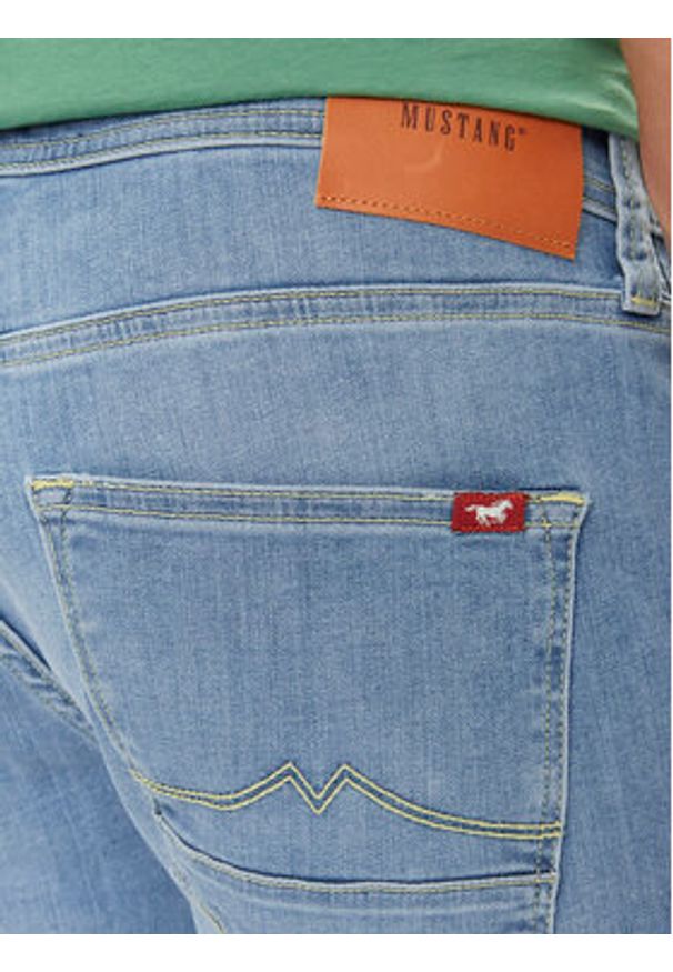 Mustang Jeansy Vegas 1015119 Niebieski Slim Fit. Kolor: niebieski