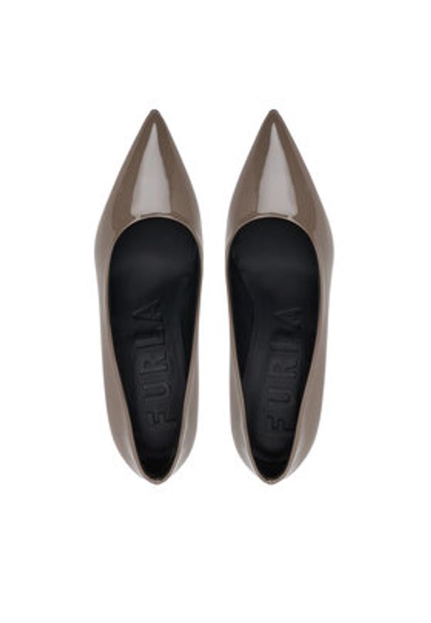 Furla Szpilki Essential Decollete T.60 YJ69FSN X70000 AL 1257S Beżowy. Kolor: beżowy. Materiał: skóra. Obcas: na szpilce