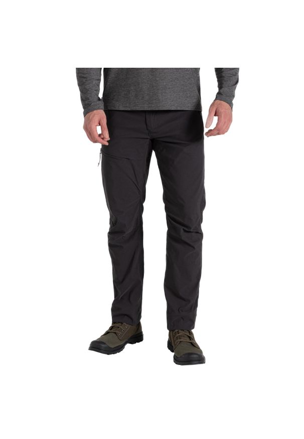 CRAGHOPPERS - Męskie Spodnie Nosilife. Kolor: wielokolorowy, czarny, zielony, brązowy. Sezon: lato. Sport: turystyka piesza