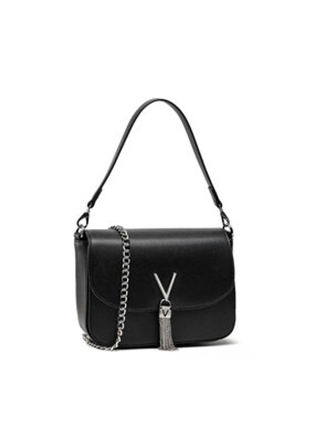 VALENTINO - Valentino Torebka Divina VBS1R404G Czarny. Kolor: czarny. Materiał: skórzane