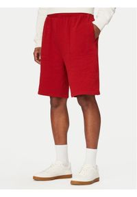 TOMMY HILFIGER - Tommy Hilfiger Szorty sportowe UM0UM03914 Czerwony Regular Fit. Kolor: czerwony. Materiał: bawełna. Styl: sportowy #1