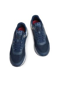 Pepe Jeans Sneakersy PMS30991 Granatowy. Kolor: niebieski. Materiał: materiał #4