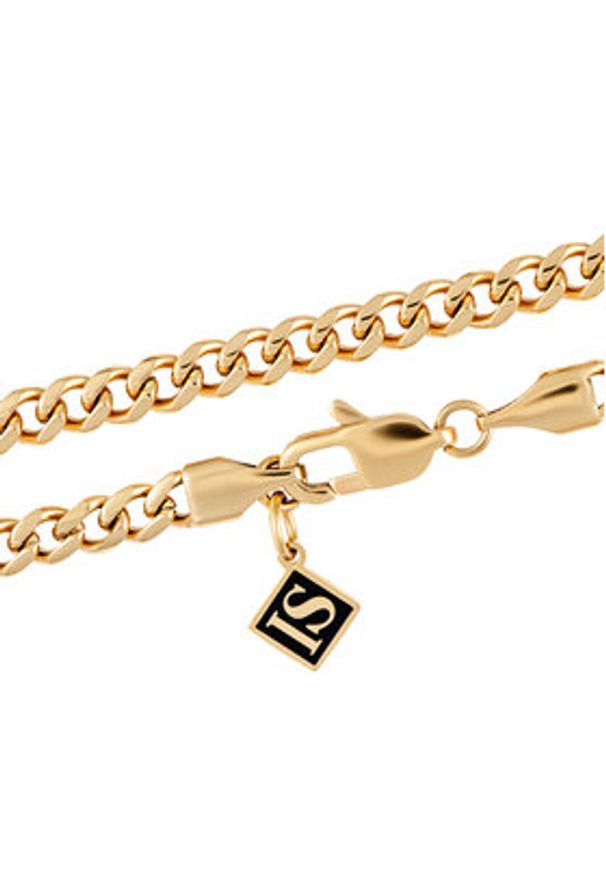 ICED STUFF Łańcuszek Miami Cuban Link Złoty. Materiał: metalowe. Kolor: złoty