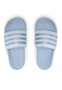 Adidas - adidas Klapki Adilette Platform Slides HQ6181 Błękitny. Kolor: niebieski. Materiał: syntetyk. Obcas: na platformie #6