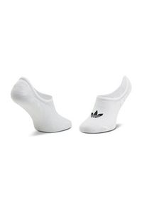 Adidas - adidas Zestaw 3 par stopek unisex No-Show Socks 3P FM0676 Biały. Kolor: biały. Materiał: materiał