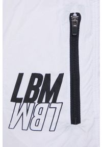 LABELLAMAFIA - LaBellaMafia szorty treningowe Essentials damskie kolor biały z nadrukiem medium waist. Kolor: biały. Wzór: nadruk #3