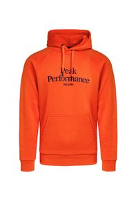 Peak Performance - Bluza PEAK PERFORMANCE ORIGINAL HOOD. Materiał: bawełna, dresówka, poliester. Wzór: napisy, haft. Sezon: wiosna