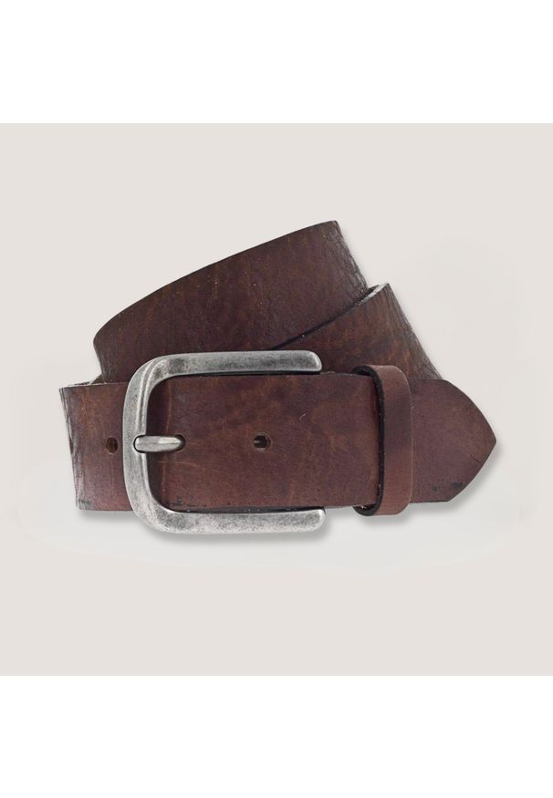 Tom Tailor - TOM TAILOR MĘSKI PASEK SKÓRZANY KLASYCZNY SKÓRA TG1022R13/660 40mm Gürtel Q.2081 0660 BAILEYS. Materiał: skóra. Wzór: paski. Styl: klasyczny