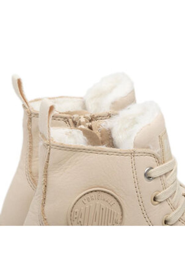 Palladium Trapery Pampa Hi Zip Wl 95982-217-M Beżowy. Kolor: beżowy. Materiał: skóra, nubuk