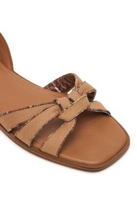 Aldo Sandały Adwiedan 14190556 Brązowy. Kolor: brązowy. Materiał: materiał #4