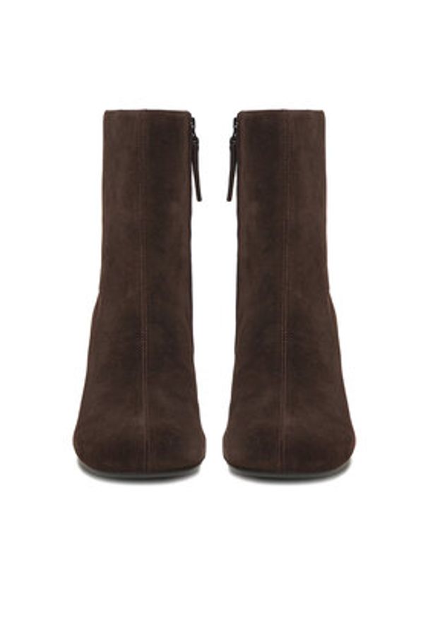 Gino Rossi Botki EO-HALA-VI887-03-8S Brązowy. Kolor: brązowy. Materiał: zamsz, skóra