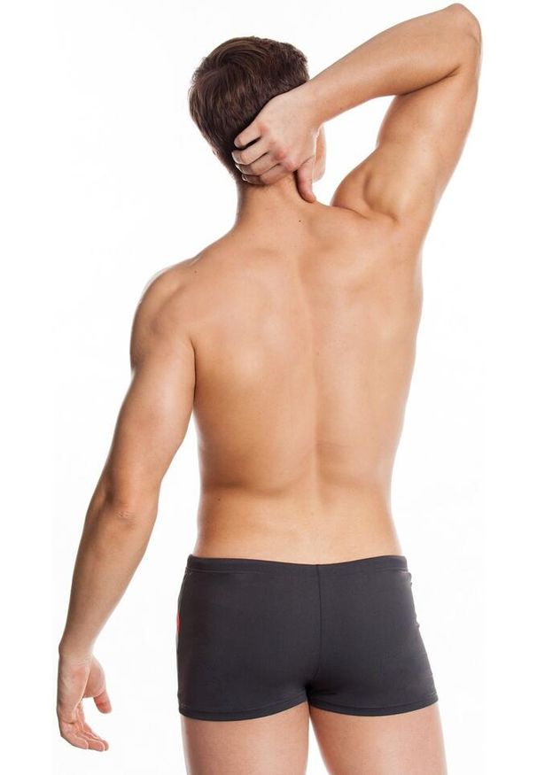 Bokserki pływackie męskie Aqua Speed Ricardo. Kolor: czerwony, szary, wielokolorowy