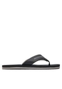 TOMMY HILFIGER - Tommy Hilfiger Japonki Comfort Hilfiger Beach Sandal FM0FM05029 Czarny. Kolor: czarny