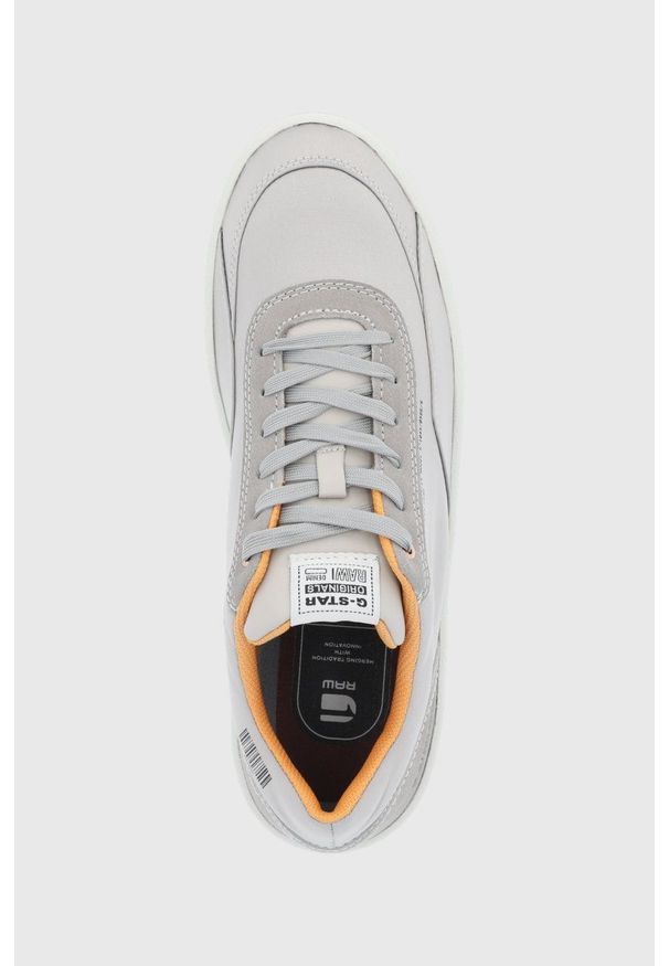 G-Star RAW - G-Star Raw Buty kolor szary. Nosek buta: okrągły. Zapięcie: sznurówki. Kolor: szary