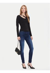 Guess Bluzka W5BP18 KC7M2 Czarny Slim Fit. Kolor: czarny. Materiał: syntetyk #2