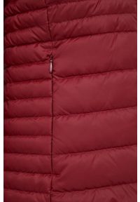 TOMMY HILFIGER - Tommy Hilfiger kurtka puchowa damska kolor bordowy przejściowa. Kolor: czerwony. Materiał: puch #8
