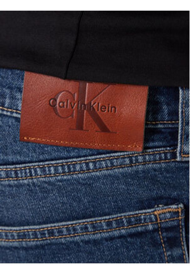 Calvin Klein Jeans Jeansy LV04LB782G Niebieski Straight Fit. Kolor: niebieski