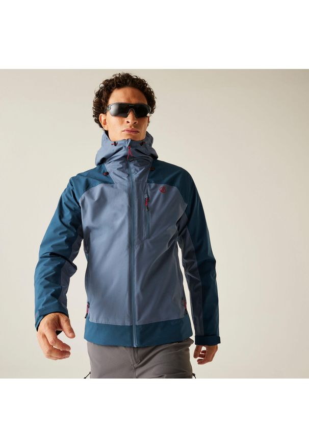 DARE 2B - Męska wodoodporna kurtka Torrek II. Kolor: niebieski. Materiał: tkanina. Sezon: zima. Sport: narciarstwo
