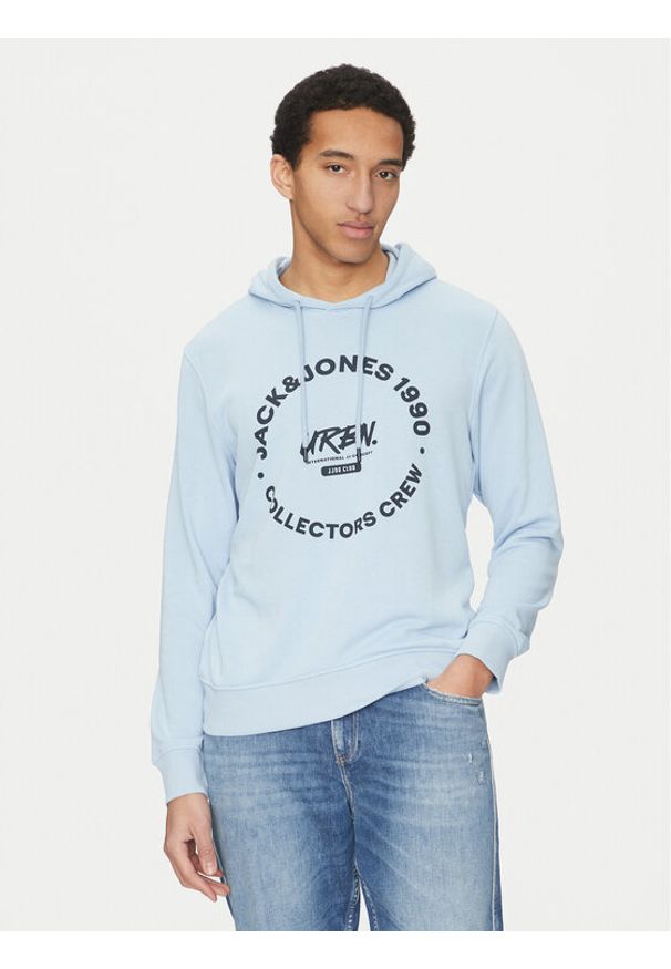 Jack & Jones - Jack&Jones Bluza Simon 12269353 Błękitny Standard Fit. Kolor: niebieski. Materiał: bawełna