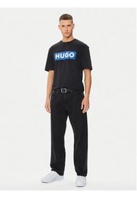 Hugo T-Shirt Nico 50522376 Czarny Regular Fit. Kolor: czarny. Materiał: bawełna #4