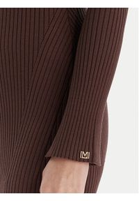 Marciano Guess Sukienka dzianinowa 5BGK55 5891Z Brązowy Regular Fit. Kolor: brązowy. Materiał: syntetyk #3