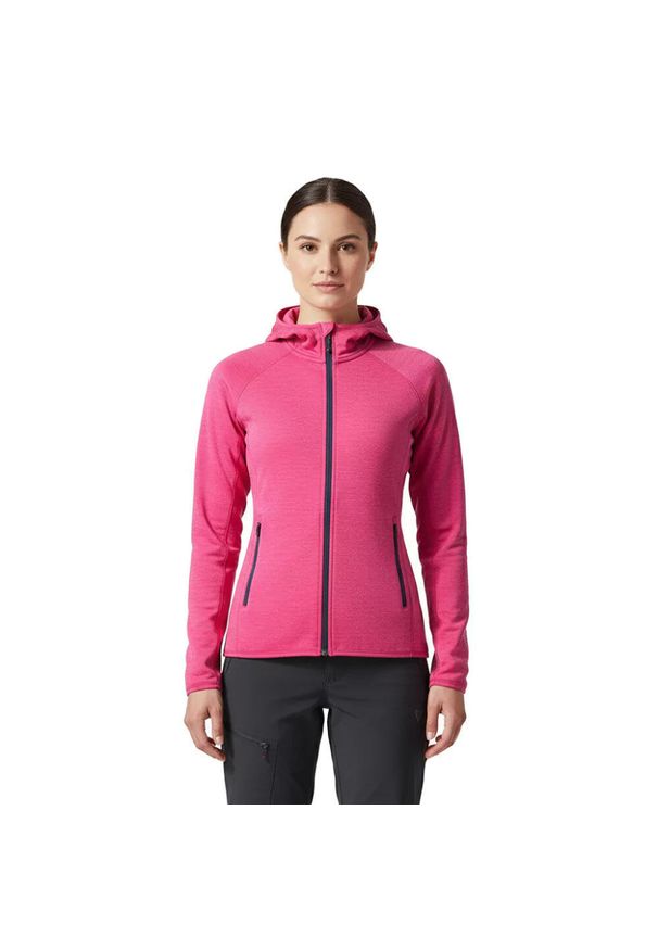 FJORK MERINO - Damska kurtka Merino Ultra 300. Kolor: różowy. Materiał: wełna, elastan. Sezon: zima. Sport: bieganie