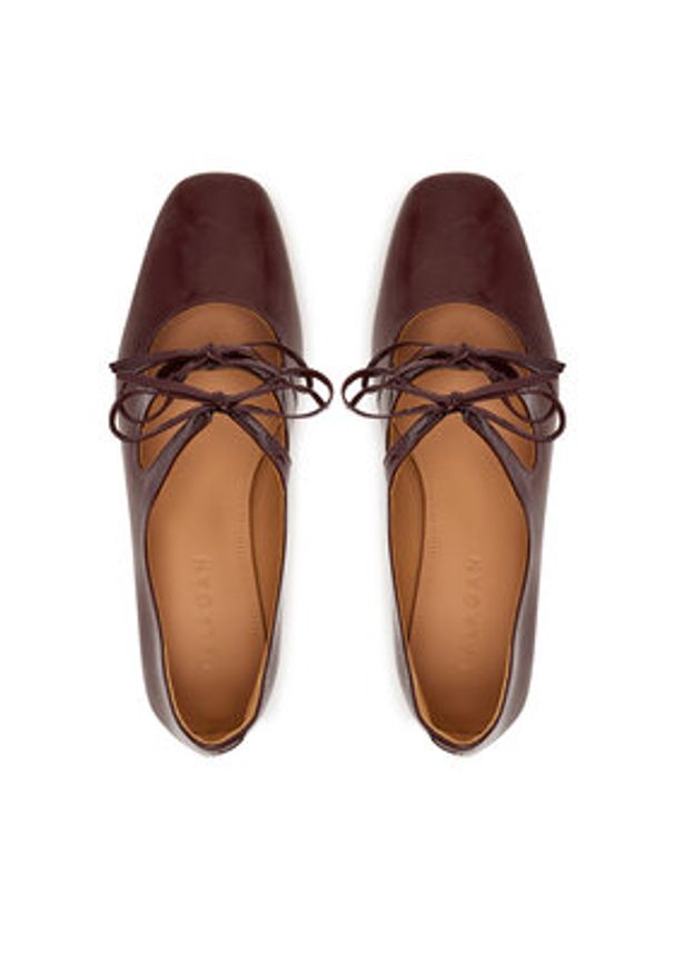 BALAGAN - Balagan Czółenka Greta Bordowy. Kolor: czerwony. Materiał: skóra