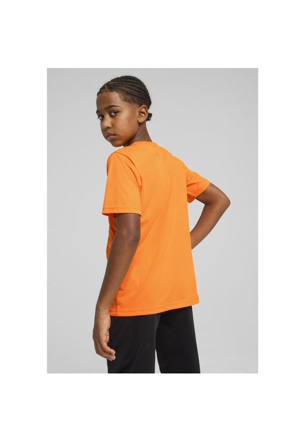 Puma - Młodzieżowa koszulka z grafiką individualFINAL PUMA Heat Fire Black Orange. Kolor: żółty, wielokolorowy, pomarańczowy, czarny