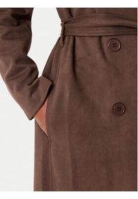 BARDOT - Bardot Trencz Kira Vegan Suede 57053JB4 Brązowy Regular Fit. Kolor: brązowy. Materiał: syntetyk #3