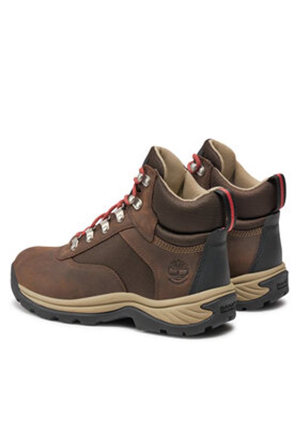 Timberland Trapery Mid Lc Waterproof Hk 1A2M2R Brązowy. Kolor: brązowy. Materiał: zamsz, skóra