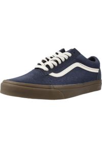 Tenisówki Vans Model Old Skool Kolor Niebieski. Kolor: niebieski. Materiał: tkanina, skóra