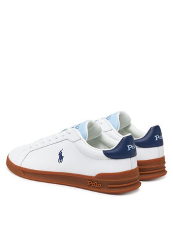 Polo Ralph Lauren Sneakersy Heritage Court II 809965072001 Biały. Kolor: biały. Materiał: skóra