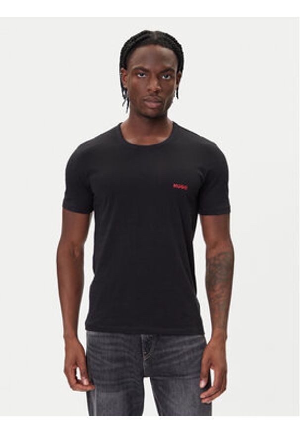 Hugo - HUGO Komplet t-shirtów 50532811 Kolorowy Regular Fit. Materiał: bawełna. Wzór: kolorowy