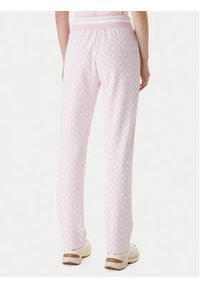Guess Spodnie dresowe V5YB20 KB212 Różowy Regular Fit. Kolor: różowy. Materiał: syntetyk #4
