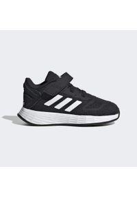 Buty do biegania Dziecko Adidas Duramo 10 czarny. Kolor: czarny, biały, wielokolorowy. Sport: bieganie