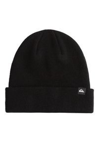 Quiksilver - Czapka z mankietem dla Mężczyzn ROUTINE Czarny. Kolor: biały. Materiał: wełna, nylon, akryl, materiał. Wzór: haft