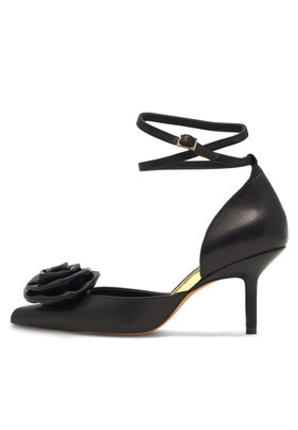 Eva Minge Szpilki ROSE-V1520-15 Czarny. Kolor: czarny. Materiał: skóra. Obcas: na szpilce