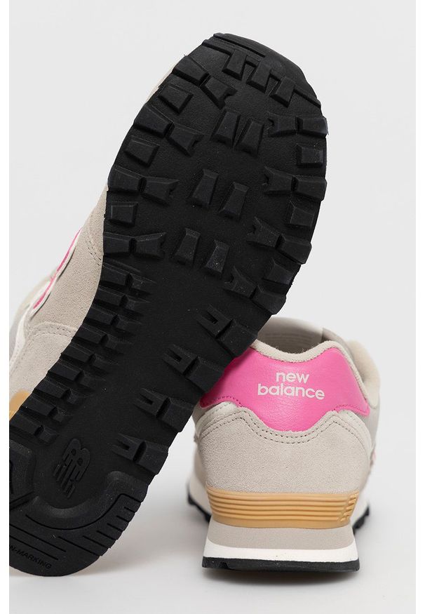 New Balance Buty kolor szary. Nosek buta: okrągły. Zapięcie: sznurówki. Kolor: szary. Materiał: guma